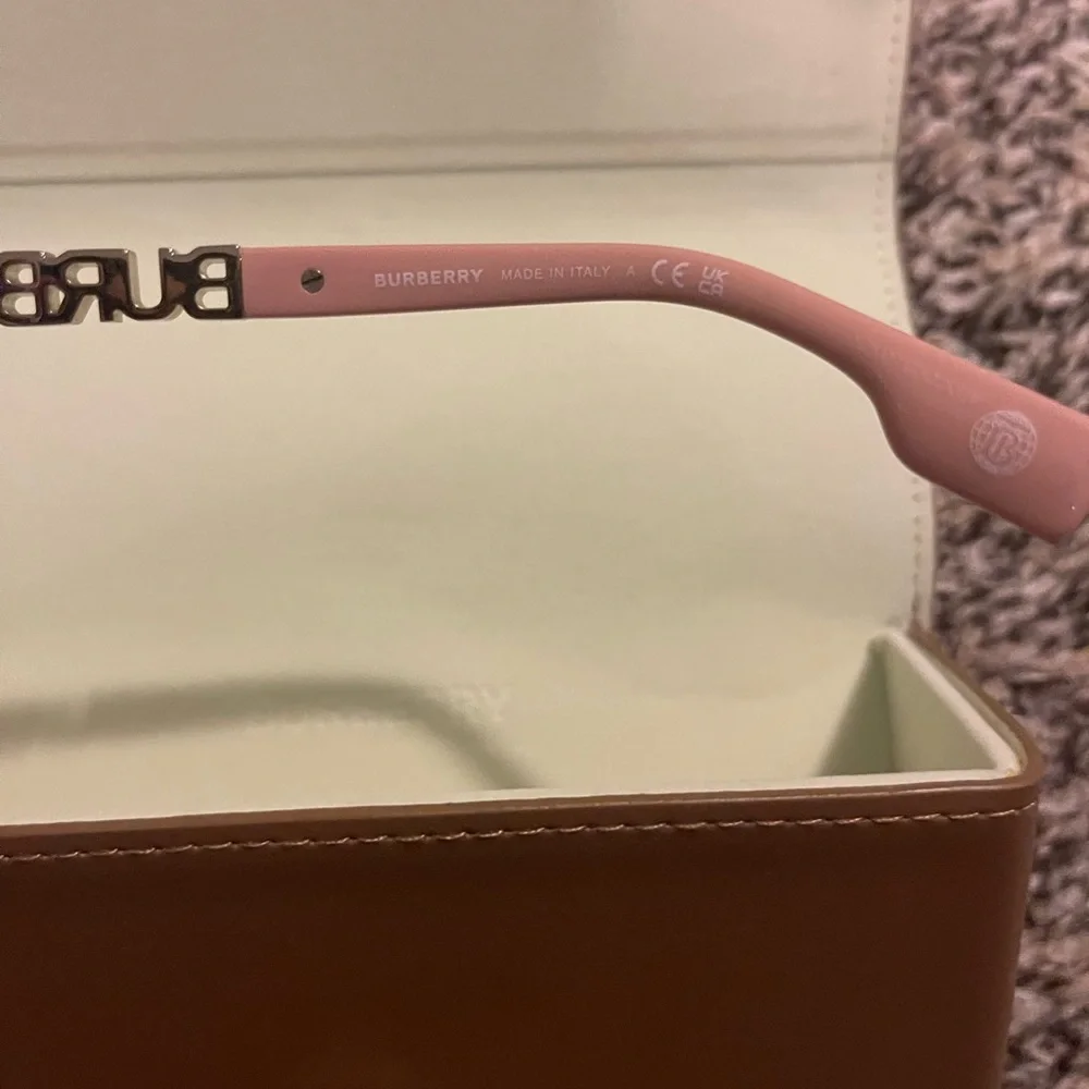 Burberry Blush Pink Sunglasses - Picture 3 of 4